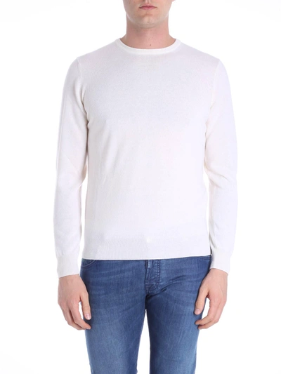Kangra Merino Wool Extrafine Sweater In Cream