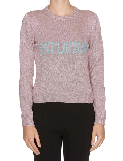 Alberta Ferretti Saturday Sweater In Pink