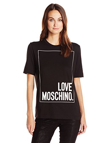 Moschino Women's Love Logo Tee In Black | ModeSens