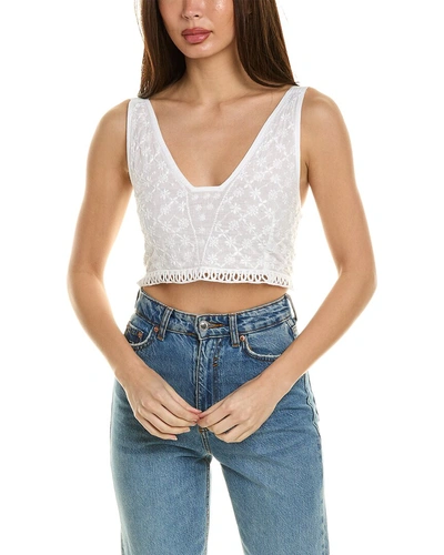 Raga Darsha Crop Tank In White