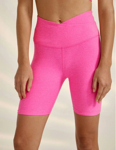 Beyond Yoga At Your Leisure Biker Shorts In Pink