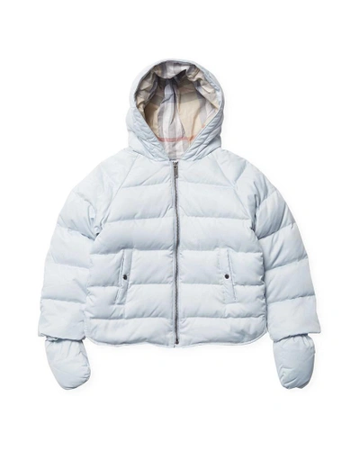 Burberry Hooded Puffer Jacket In Nocolor