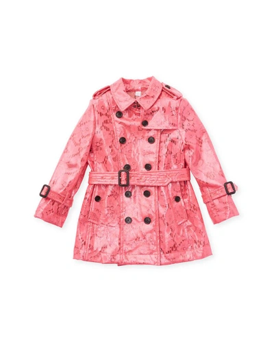 Burberry Lace Trench Coat In Nocolor