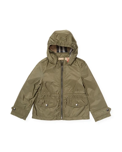 Burberry Hooded Jacket In Nocolor
