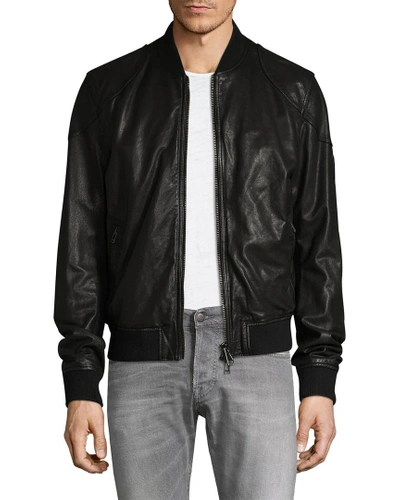 Belstaff Leather Jacket In Nocolor