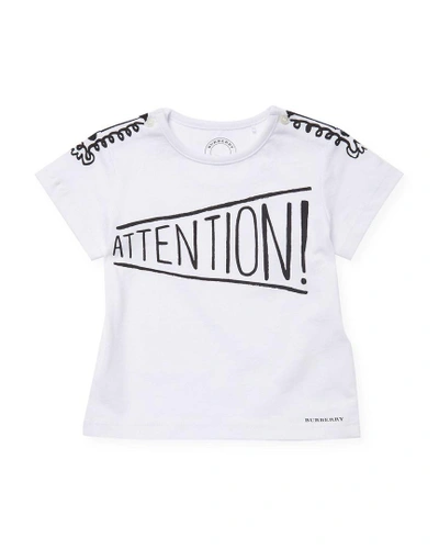 Burberry Text Graphic T In Nocolor