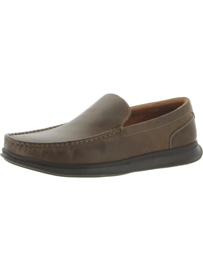 Florsheim Montigo Mens Leather Slip-on Loafers In Brown