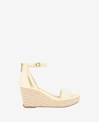 Kenneth Cole Colton Espadrille Wedge Sandal In Natural