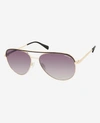 Kenneth Cole Women's Aviator Sunglasses In Gold