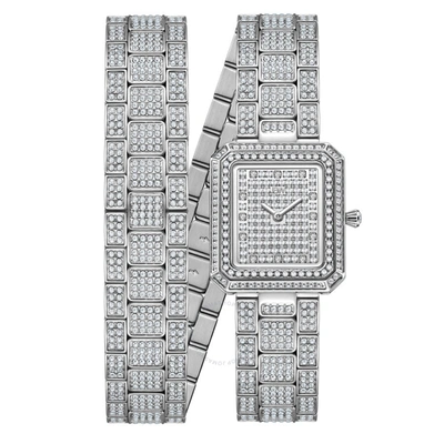Jbw Arc Diamond Silver-tone Dial Ladies Watch J6390d