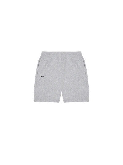Pangaia 365 Midweight Mid-length Shorts In Grey Marl