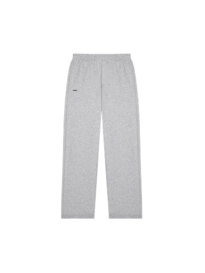 Pangaia 365 Midweight Straight Leg Track Trousers In Grey Marl