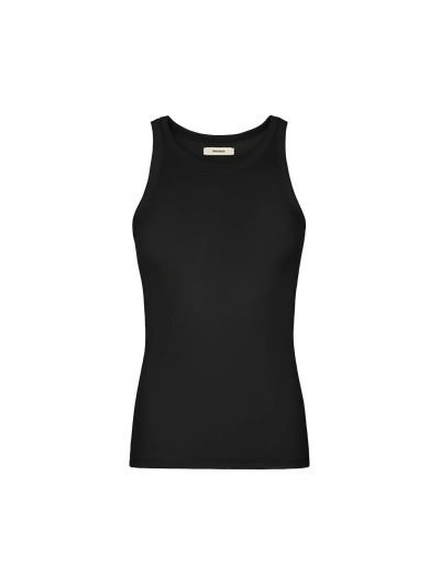 Pangaia Women's 365 Lightweight Rib Tank Top — Black L