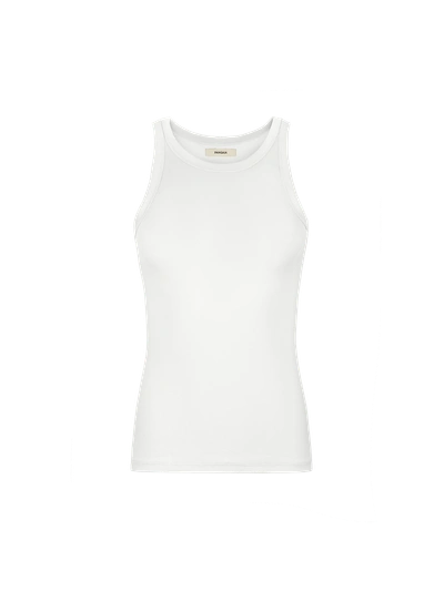 Pangaia Women's 365 Lightweight Rib Tank Top — Off-white Xxs