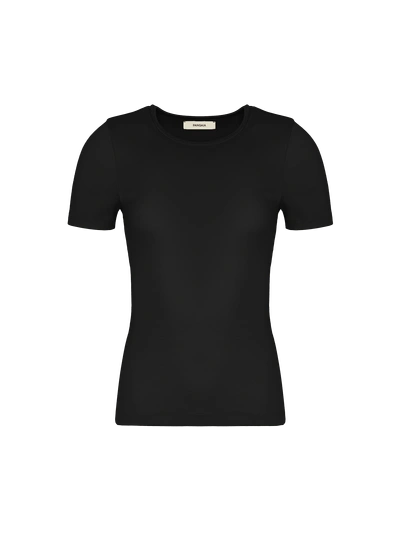 Pangaia Women's 365 Lightweight Rib T-shirt In Black