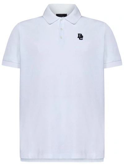 Dsquared2 Polo Tennis Fit  In Bianco