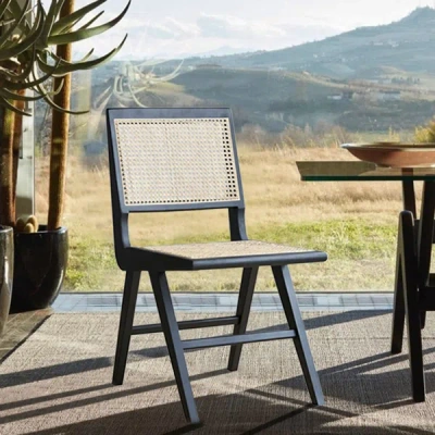 Simplie Fun Natural Wood Chair (set Of 2) In Pattern