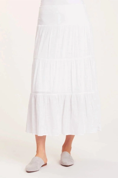 Xcvi Sirius Tiered Skirt In White