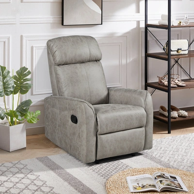 Simplie Fun Sofa Armchair Function Sofa Lie Function Sofa Lounge Chair Chaise Chair Lie Sofa Leisure Sofa Rest S In Gray
