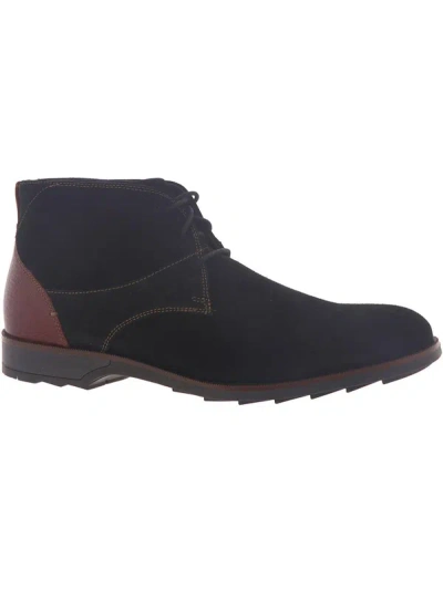 Stacy Adams Kingston Mens Leather Ankle Boot Chukka Boots In Black