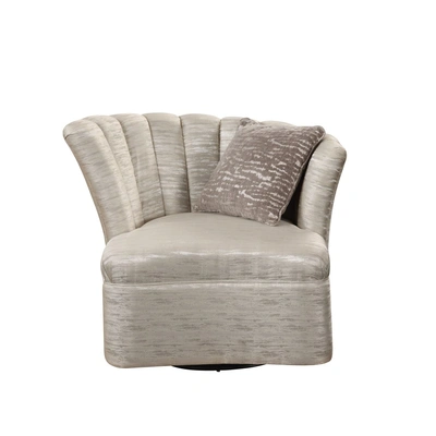 Simplie Fun Athalia Swivel Chair W/1 Pillow