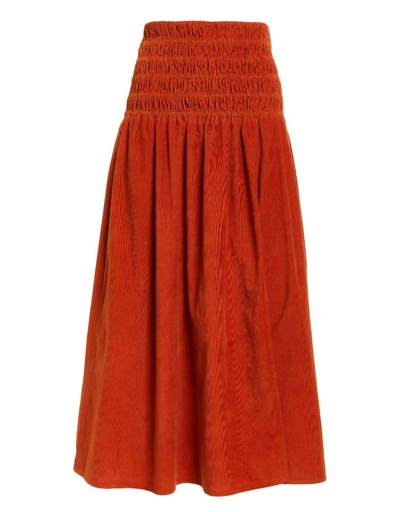 Love The Label Joy Skirt In Rust In Multi