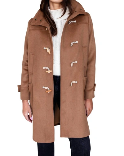Emerson Fry Camille Coat In Camel In Brown