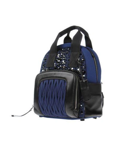 Miu Miu Backpacks In Dark Blue