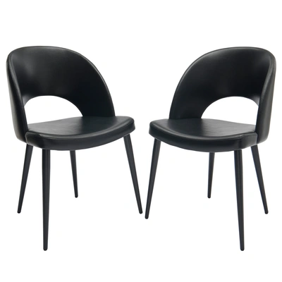Simplie Fun Dining Chairs Set Of 2 Accent Chair In Black