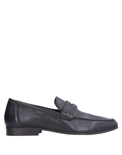 A.testoni Loafers In Dark Brown