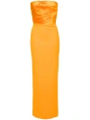 Solace London The Afra Maxi Dress In Orange