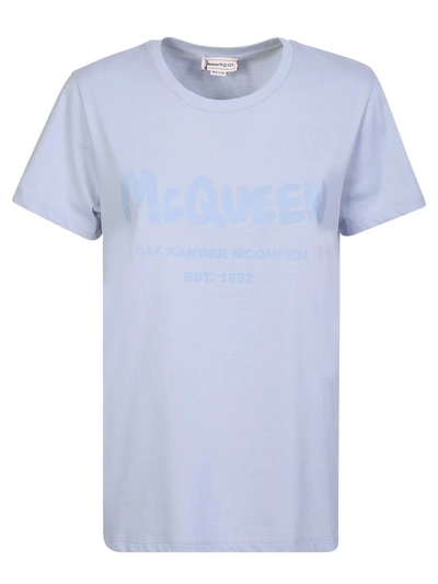 Alexander Mcqueen T-shirts In Blue