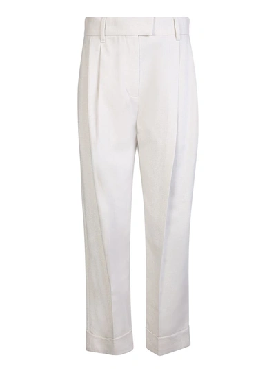 Brunello Cucinelli Trousers In White