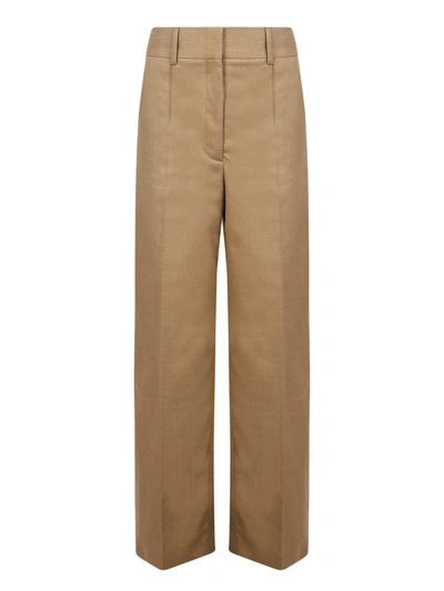 Burberry Trousers In Beige