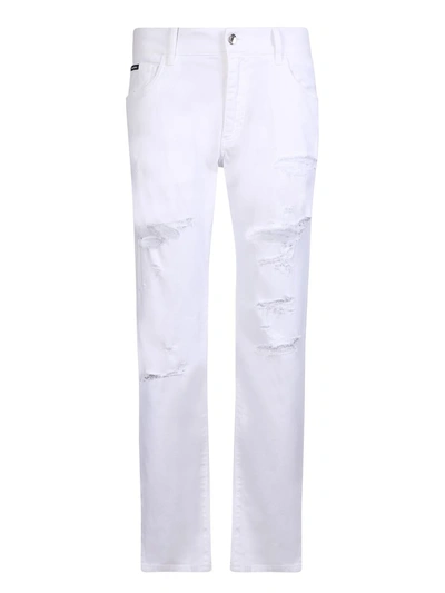 Dolce & Gabbana Jeans In White