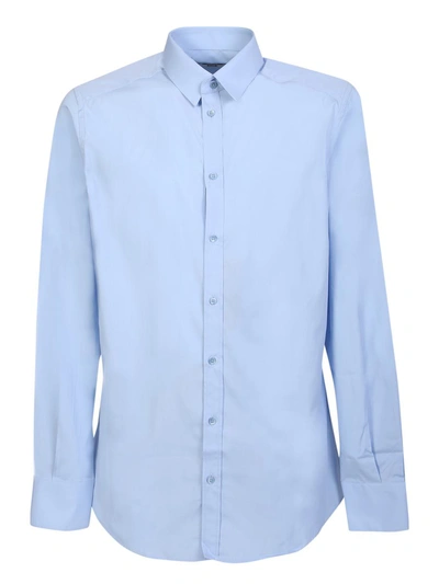 Dolce & Gabbana Long-sleeve Button-fastening Shirt In Blue