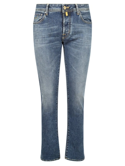 Jacob Cohen Low Rise Slim In Blue