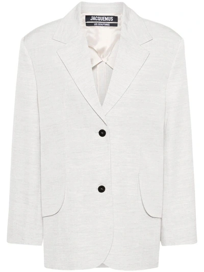 Jacquemus Jacket In Light Grey