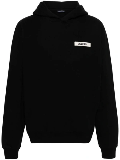 Jacquemus Sweatshirt In Black