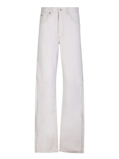 Maison Margiela White Jeans In 961