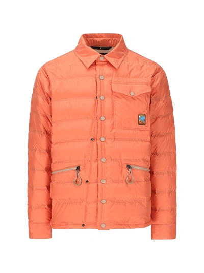 Moncler Grenoble Jackets In Bright Orange