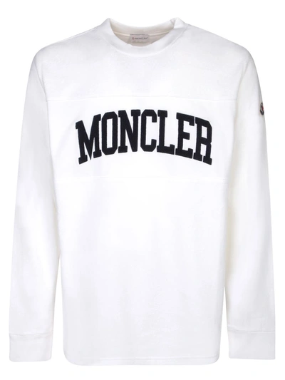 Moncler Sweatshirts In White