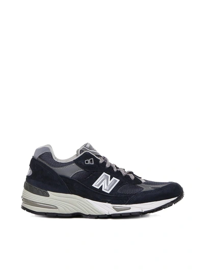 New Balance 991 Shoes In Blue