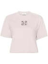 Off-white Sparkling Arrow T-shirt In Pink