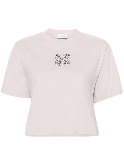 Off-white Sparkling Arrow T-shirt In Multicolor