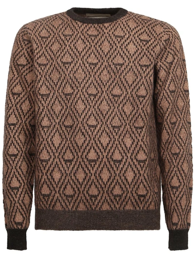 Original Vintage Knitwear In Brown