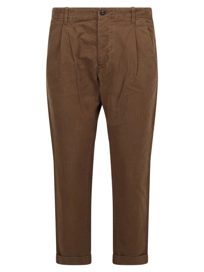 Original Vintage Trousers In Brown