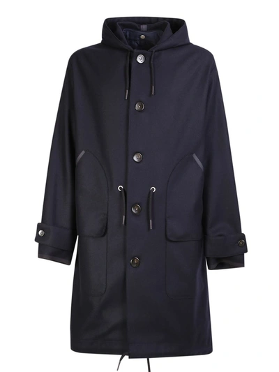 Pt Torino Three-quarter Coats In Blue