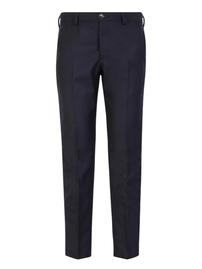 Pt Torino Superslim Chinos In Blue