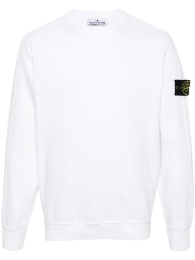 Stone Island Sweatshirt Clothing In White